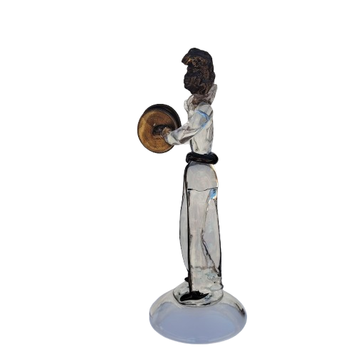 Murano Fine Venetian Handmade Glass Figurine Symbols Player
