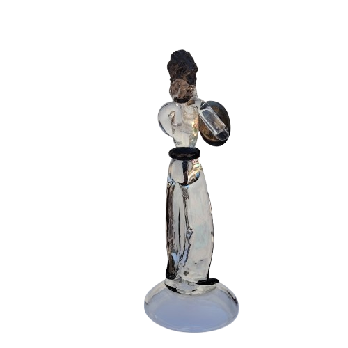 Murano Fine Venetian Handmade Glass Figurine Symbols Player