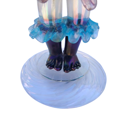 Murano Barovier Blackamoor figure Art Glass Candlestick