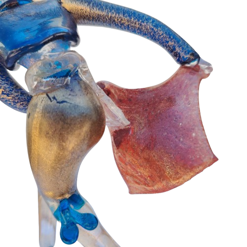 Murano Spanish Bullfighter art glass Figurine Mid Century