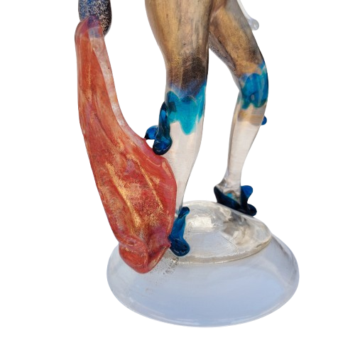 Murano Spanish Bullfighter art glass Figurine Mid Century
