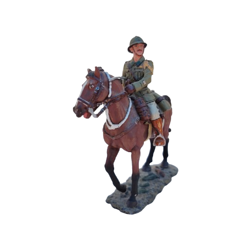 King & Country WWII. French Cavalry Officer Mounted. FOB013. Retired