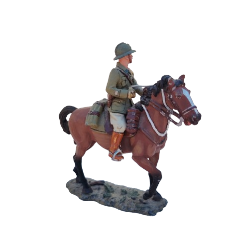King & Country WWII. French Cavalry Officer Mounted. FOB013. Retired
