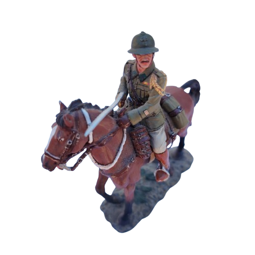 King & Country WWII. French Cavalry Officer Mounted. FOB013. Retired