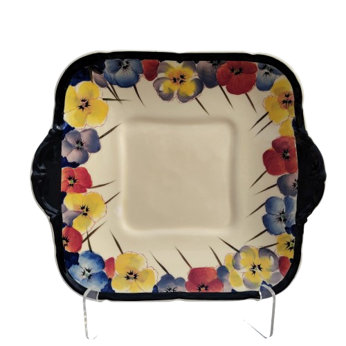 Royal Doulton Art Deco Pansy D4049 Tea Set