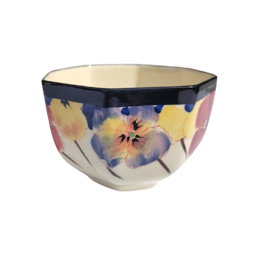 Royal Doulton Art Deco Pansy D4049 Tea Set