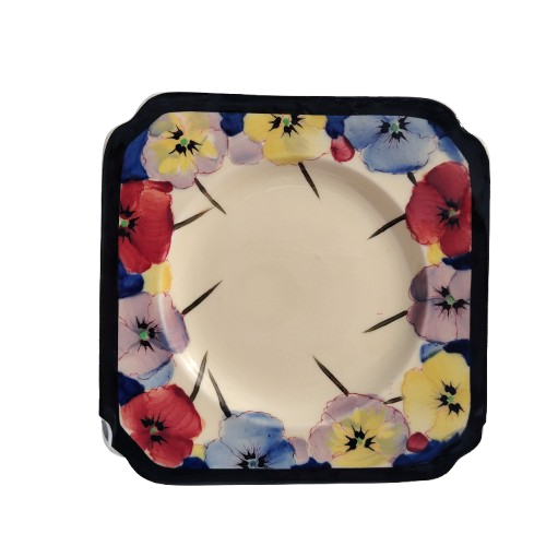 Royal Doulton Art Deco Pansy D4049 Tea Set