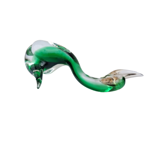 Vintage Murano Hand Blown Art Glass Swan Bird