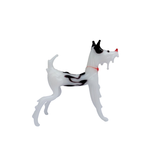 Vintage Murano Hand Blown Art Glass Great Dane dog