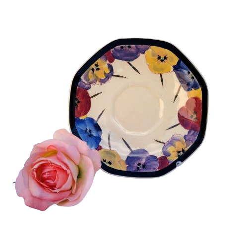 Royal Doulton Art Deco Pansy Saucer D4049