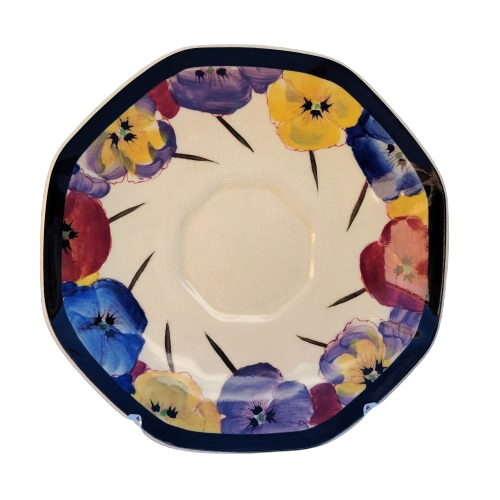 Royal Doulton Art Deco Pansy Saucer D4049