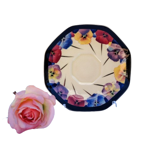 Royal Doulton Art Deco Pansy Saucer D4049