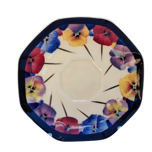 Royal Doulton Art Deco Pansy Saucer D4049
