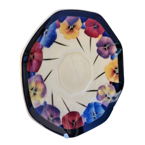 Royal Doulton Art Deco Pansy Saucer D4049