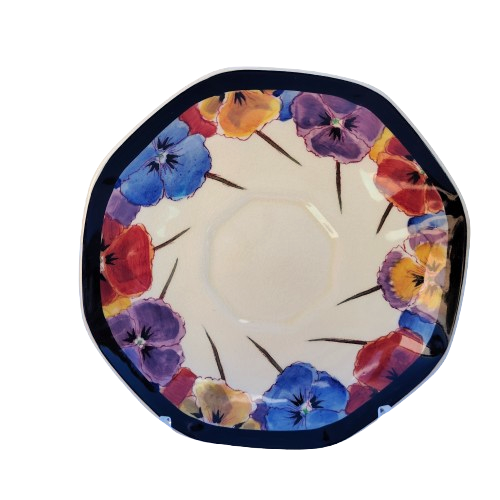 Royal Doulton Art Deco Pansy Saucer D4049