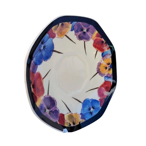 Royal Doulton Art Deco Pansy Saucer D4049