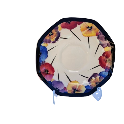 Royal Doulton Art Deco Pansy Saucer D4049