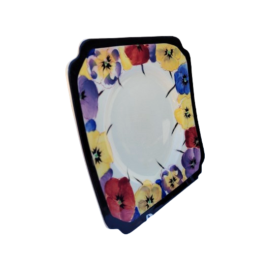Royal Doulton Art Deco Pansy Side Plate D4049