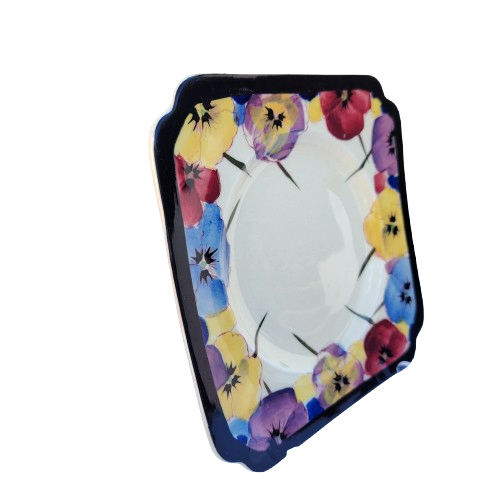 Royal Doulton Art Deco Pansy Side Plate D4049