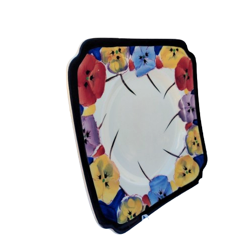 Royal Doulton Art Deco Pansy Side Plate D4049