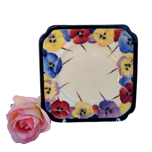 Royal Doulton Art Deco Pansy Side Plate D4049