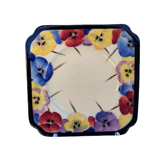 Royal Doulton Art Deco Pansy Side Plate D4049