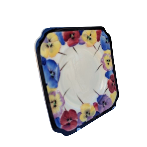 Royal Doulton Art Deco Pansy Side Plate D4049