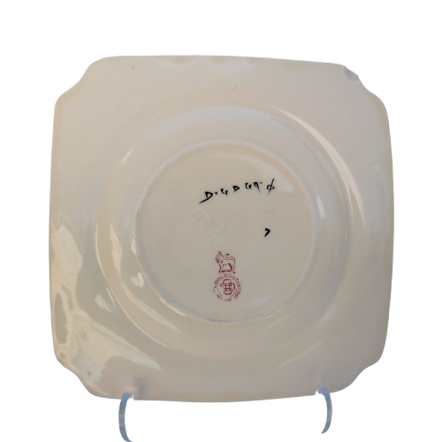 Royal Doulton Art Deco Pansy Side Plate D4049