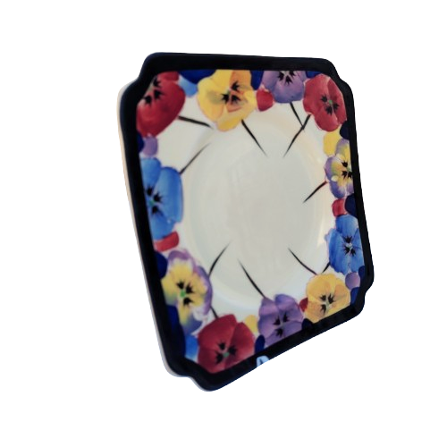 Royal Doulton Art Deco Pansy Side Plate D4049