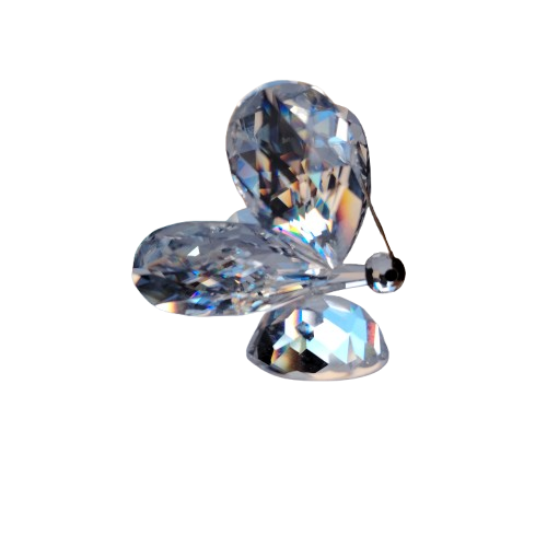 Swarovski Crystal Large Butterfly In a Summer Meadow