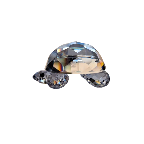 Swarovski Crystal Large Tortoise Turtle Endangered Species