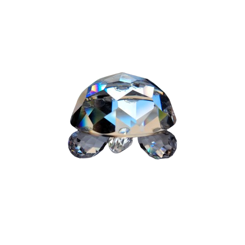 Swarovski Crystal Large Tortoise Turtle Endangered Species