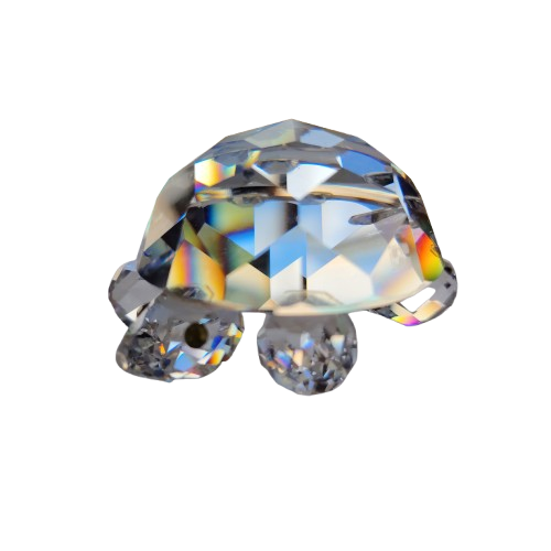 Swarovski Crystal Large Tortoise Turtle Endangered Species