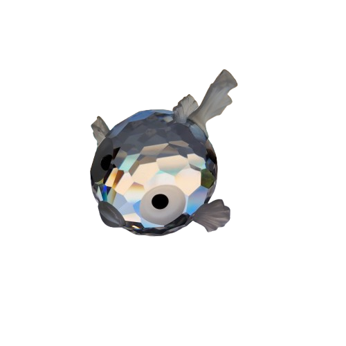 Swarovski Crystal South Sea Large Puffer Fish Blowfish