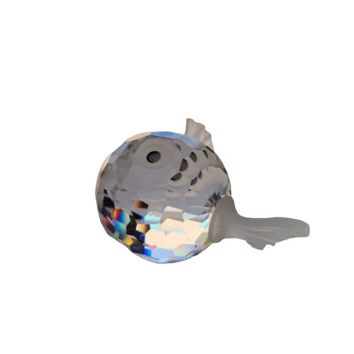 Swarovski Crystal South Sea Large Puffer Fish Blowfish