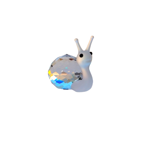 Swarovski Silver Crystal Figurine Snail