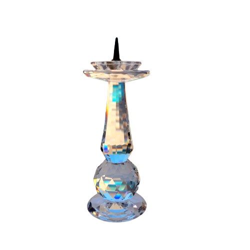 Swarovski Crystal Tall Pin Top Candle Holder