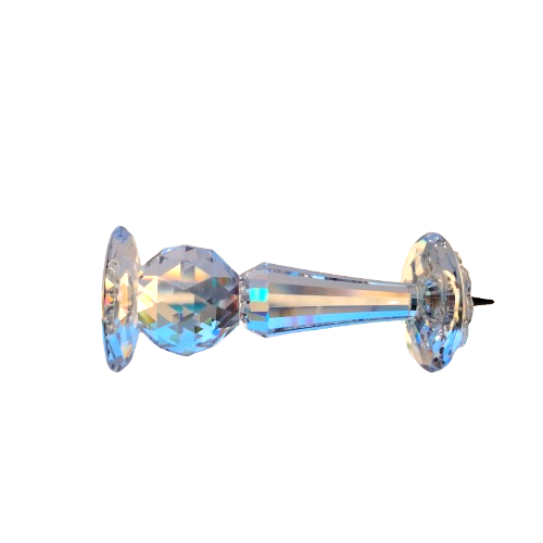 Swarovski Crystal Tall Pin Top Candle Holder