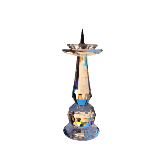 Swarovski Crystal Tall Pin Top Candle Holder