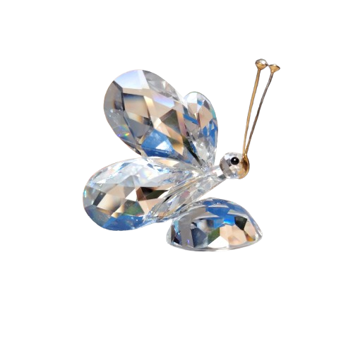 Swarovski Crystal Large Butterfly In a Summer Meadow