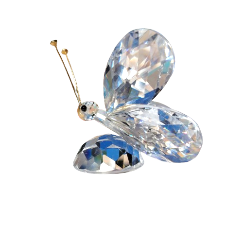 Swarovski Crystal Large Butterfly In a Summer Meadow
