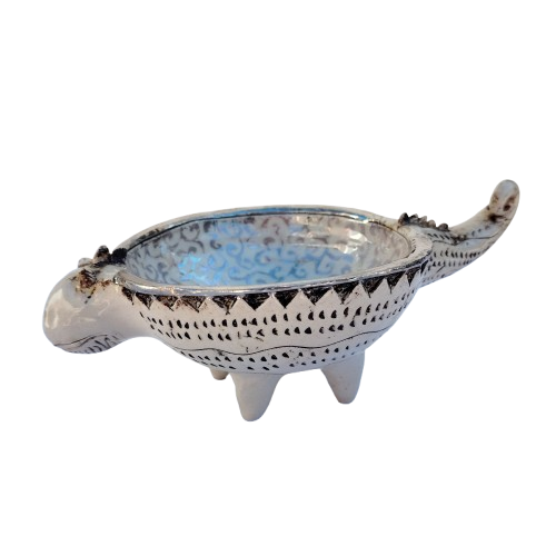Rika Senekal Hand-Made Hand-Painted Chameleon one of a kind Ceramic Bowl