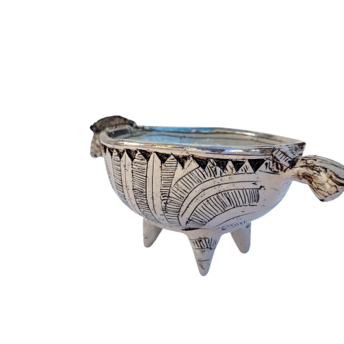 Rika Senekal Hand-Made Hand-Painted Zebra one of a kind Ceramic Bowl