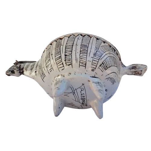 Rika Senekal Hand-Made Hand-Painted Zebra one of a kind Ceramic Bowl