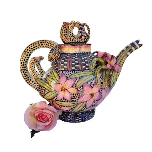 Ardmore Stunning Cheetah Teapot