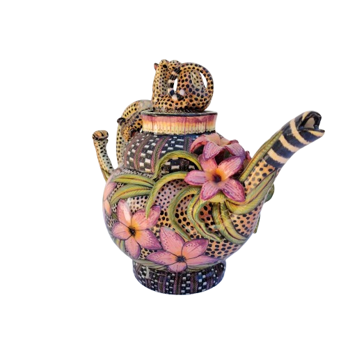 Ardmore Stunning Cheetah Teapot