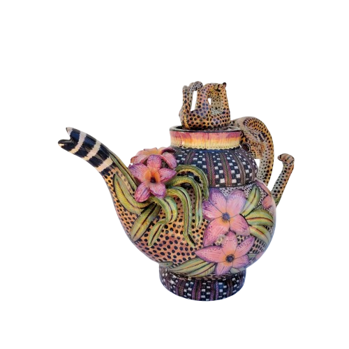 Ardmore Stunning Cheetah Teapot