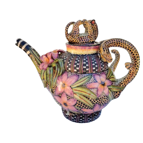 Ardmore Stunning Cheetah Teapot