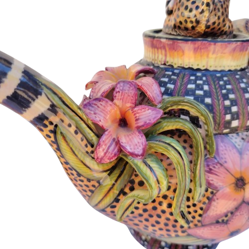 Ardmore Stunning Cheetah Teapot