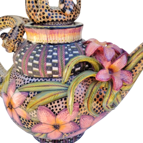 Ardmore Stunning Cheetah Teapot